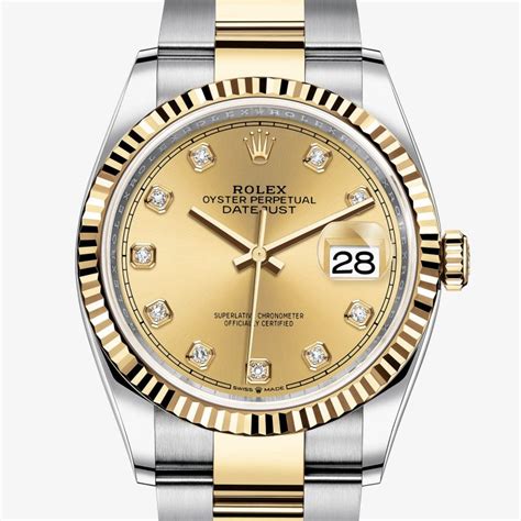 rolex datejust 36 oro e acciaio|Rolex Datejust 36mm for sale.